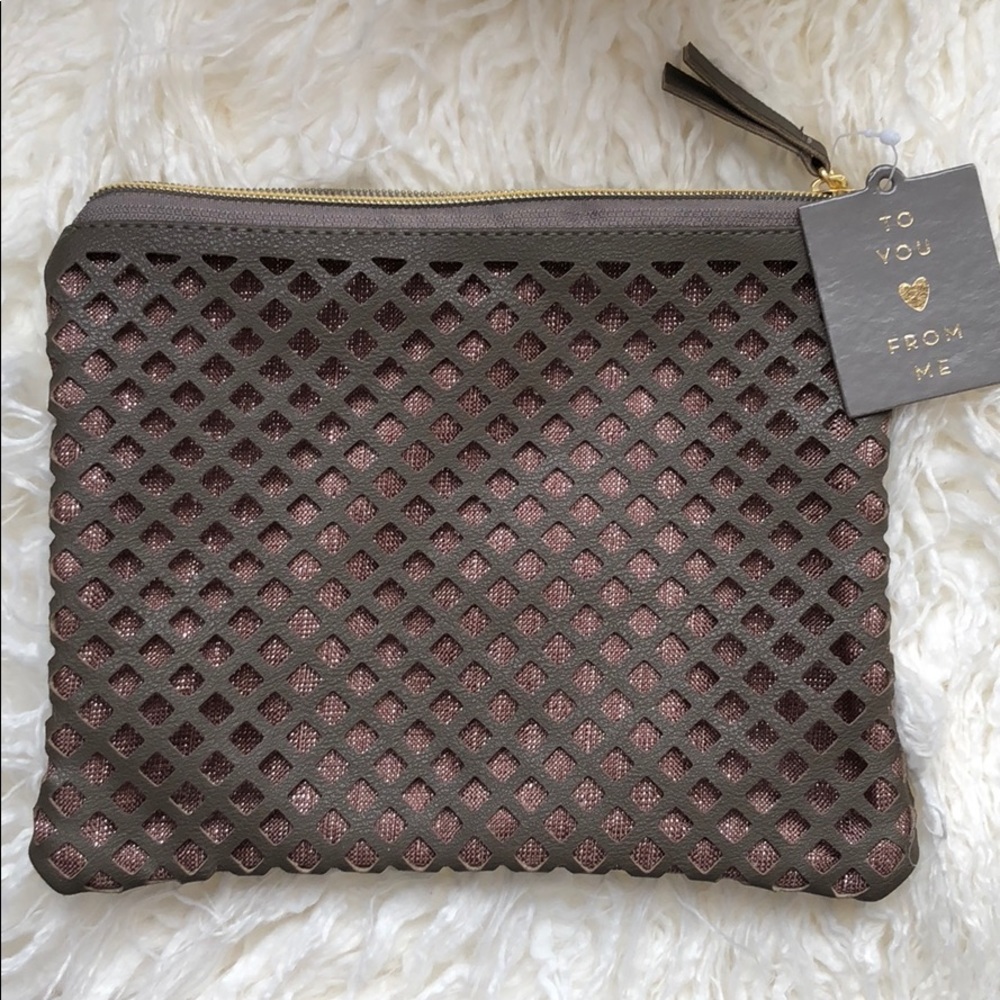Metallic Cosmetic Pouch - NEW !!